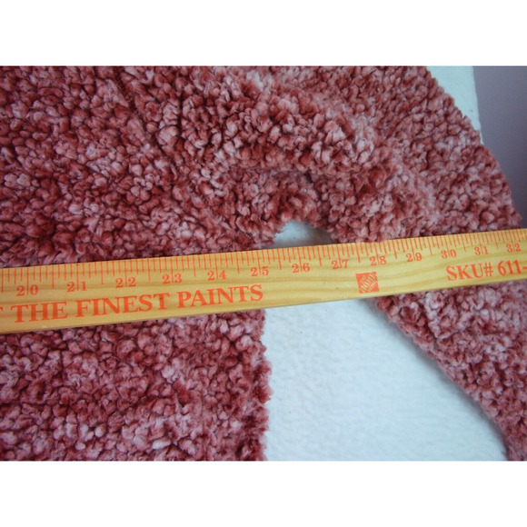 Zenana Outfitters Womens 3X‎ Quarter Zip Rust Sherpa Fleece Sweater Side Pockets - Picture 5 of 11